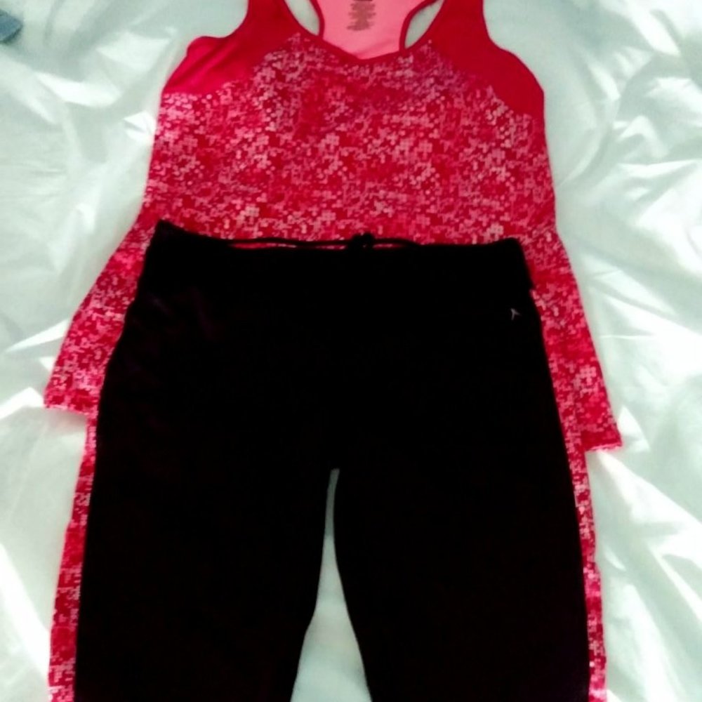 PINK TANK & LEGGINGS ACTIVEWEAR BUNDLE